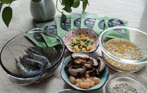 鲜贝虾仁什蔬粥