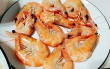 白灼海白虾
