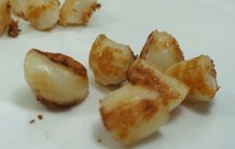 鲜甜可口宇宙第一美味的干煎鲜贝丁