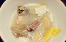 河蚌咸肉春笋煲