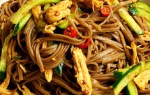 好吃不胖凉拌鸡丝荞麦面