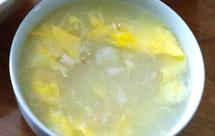 河南传统鸡蛋面汤