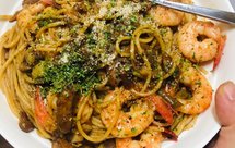 黑胡椒荞麦虾仁意面