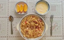 奶油海鲜蘑菇意面