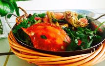 孜然梭子蟹年糕