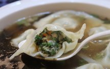 蟹黄荠菜大馄饨