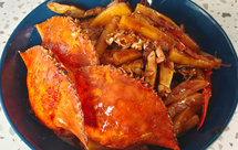 没有毛蟹的【梭子蟹炒年糕】