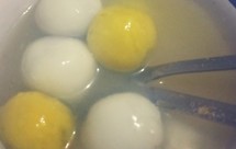 大黄米黑芝麻汤圆 元宵节必备