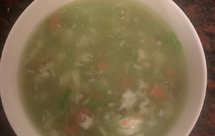 蟹肉火腿苦瓜羹