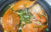 简易蟹肉煲