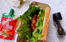 快手蟹肉滑蛋全麦吐司