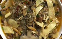 酸辣河蚌粉丝汤