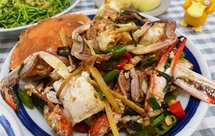 葱姜辣炒梭子蟹、超好吃的做法，不能错过