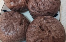 家常槐花嘎啦肉大包子