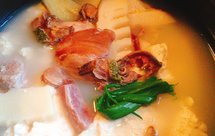 春笋咸肉炖河蚌