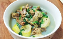 春笋河蚌汤（低脂管饱）