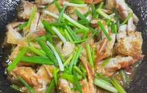 宁波家常菜 生炒蟹块非常棒的一个下酒菜