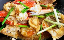 葱姜梭子蟹，吃梭子蟹的季节，又鲜又肥