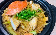 梭子蟹粉丝煲