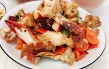 爆炒香辣梭子蟹