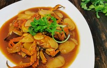 江南名典金秋美食-年糕炒大闸蟹