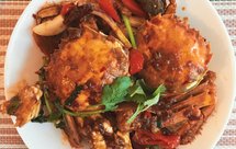 香辣爆炒大闸蟹