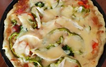 家常手工披萨 鲜虾蟹肉火腿