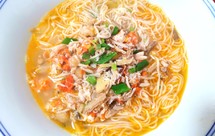 蟹黄面：鲜掉眉毛了