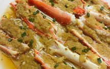 帝王蟹七吃（蒜蓉黑椒粥辣炒姜葱炒味噌汤茶碗蒸，懒人方主，无过程图，只提供思路）