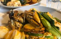 六月黄大闸蟹辣炒年糕