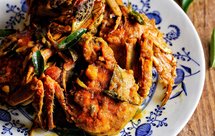 咖喱叶金沙大闸蟹