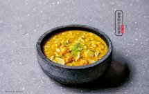 蟹黄豆腐煲（咸蛋黄南瓜肉末虾仁豆腐）