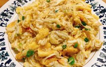 蟹肉炒鸡蛋