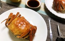 大闸蟹(清蒸、含蟹醋汁)
