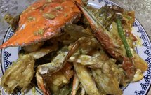 家常简单泰式咖喱蟹（梭子蟹）