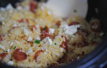 【上班只带饭】咸蛋腊肠焖饭