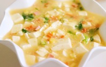 蟹黄豆腐煲（咸鸭蛋版~