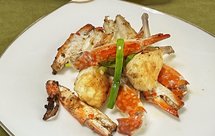 简单又美味的干煎梭子蟹