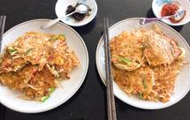 韩式蟹肉棒蛋饼