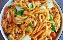 比路边摊好吃百倍的火腿炒土豆粉