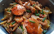 蟹肉煲