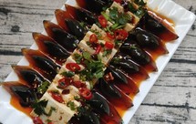 春节爽口小菜-皮蛋拌豆腐