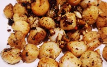 大蒜香煎鲜贝Garlic Scallops