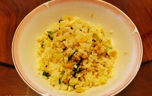 不用蟹的“蟹黄”炒饭