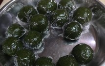 青团蟹黄肉松&酒酿红豆味