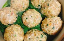 清蒸蟹黄狮子头