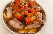 鲜美大闸蟹蒸排骨