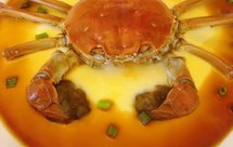 芙蓉蛋蒸大闸蟹