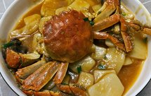 买不到梭子蟹的大闸蟹炒年糕