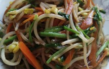 家常菜之黄豆芽炒粉条